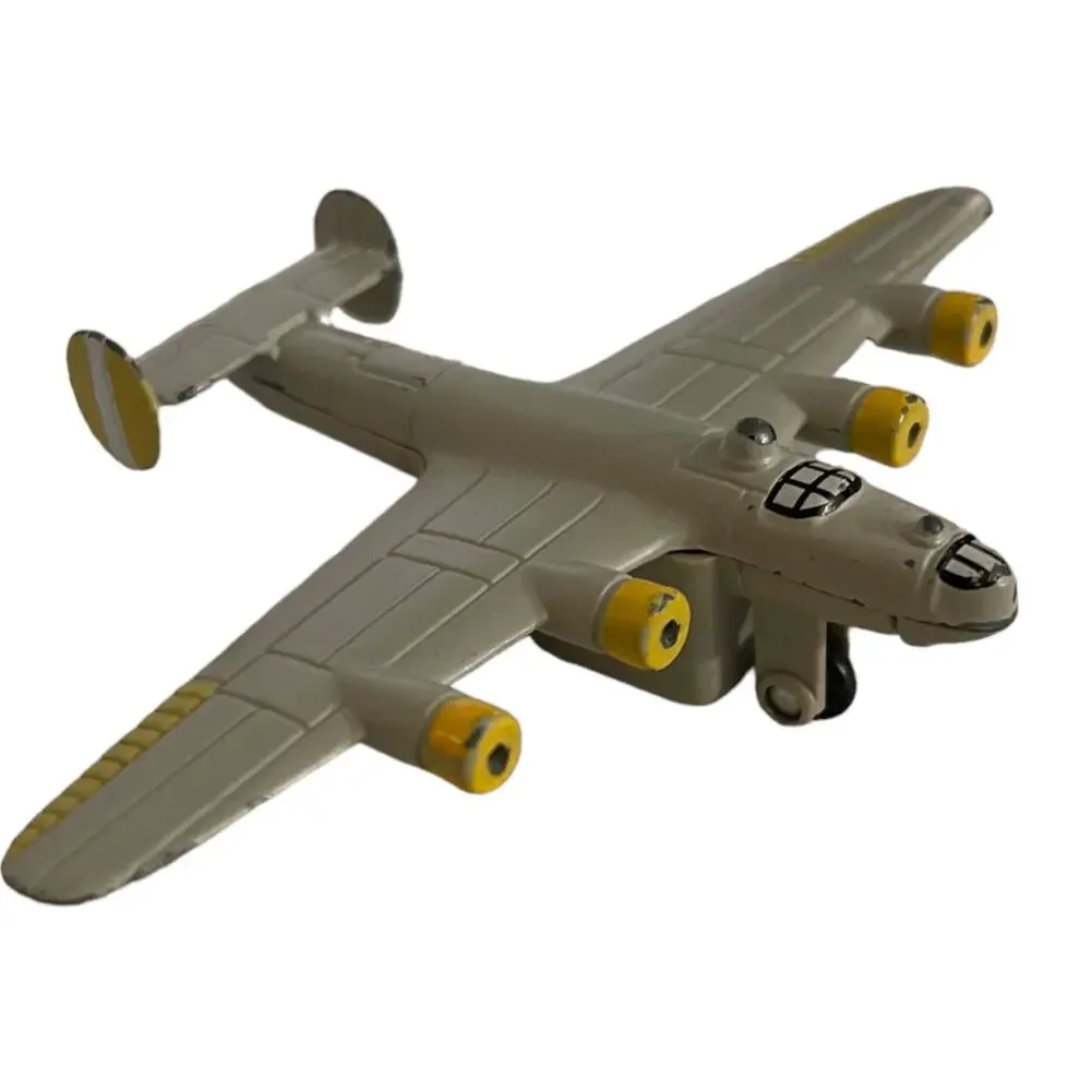 Gray B-24 Gray Diecast Pullback Airplane